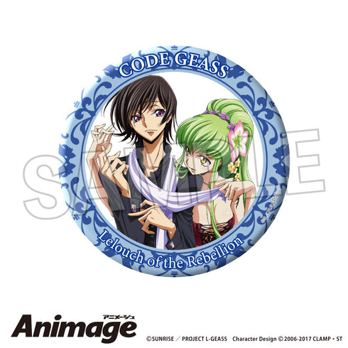 『コードギアス 反逆のルルーシュ』Animageギラギラ缶バッジ 大 I【202506再販】
